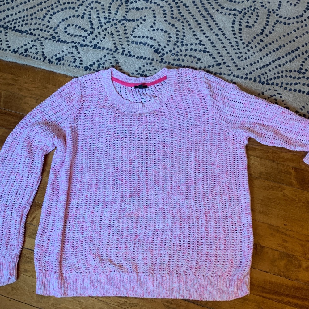 Talbots Shades of Pink open weave sweater. Worn once